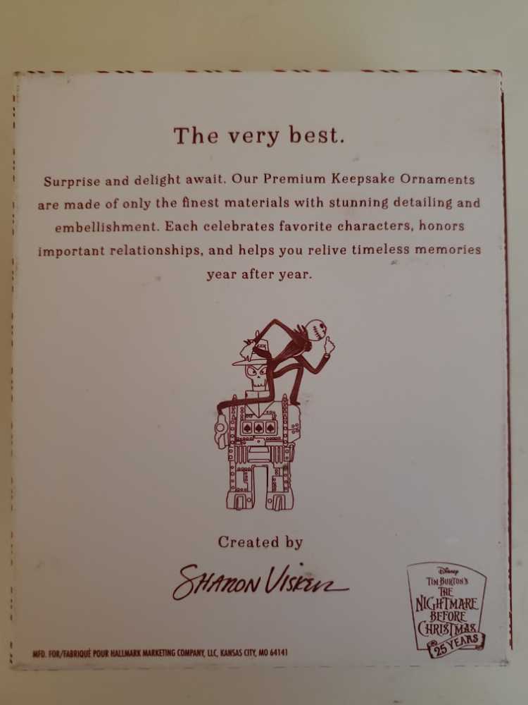 Nightmare Before Christmas 2018 Jack vs. the One-Armed Bandit - The Nightmare Before Christmas (Halloween) ornament collectible [Barcode 763795292059] - Main Image 3