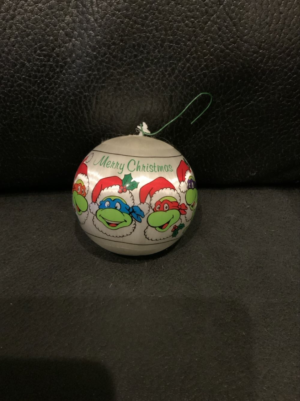 Teenage Mutant Ninja Turtles - Santa Hats Ball - Unbreakable Satin Ornament (Teenage Mutant Ninja Turtles) ornament collectible [Barcode 011477303365] - Main Image 2