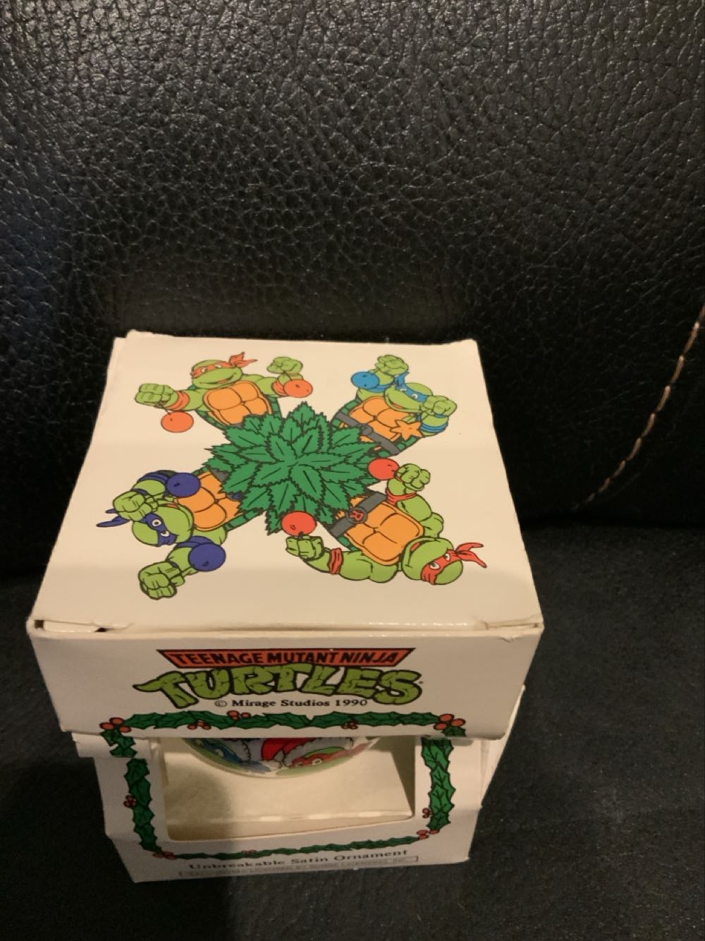 Teenage Mutant Ninja Turtles - Santa Hats Ball - Unbreakable Satin Ornament (Teenage Mutant Ninja Turtles) ornament collectible [Barcode 011477303365] - Main Image 3