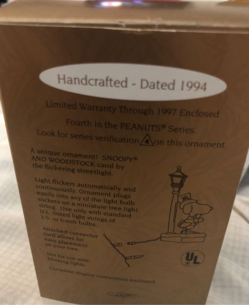 Peanuts Snoopy Peanuts Flickering Light - The Peanuts Gang (Peanuts) ornament collectible [Barcode 015012116182] - Main Image 2