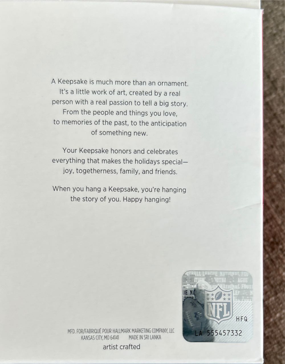 #24 Matt Ryan - Football Legends (NFL) ornament collectible [Barcode 763795356195] - Main Image 3