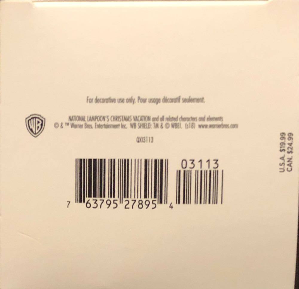 A Fun, Old-fashioned Family Christmas - National Lampoon’s Christmas Vacation (National Lampoon’s Christmas Vacation) ornament collectible [Barcode 763795278954] - Main Image 3