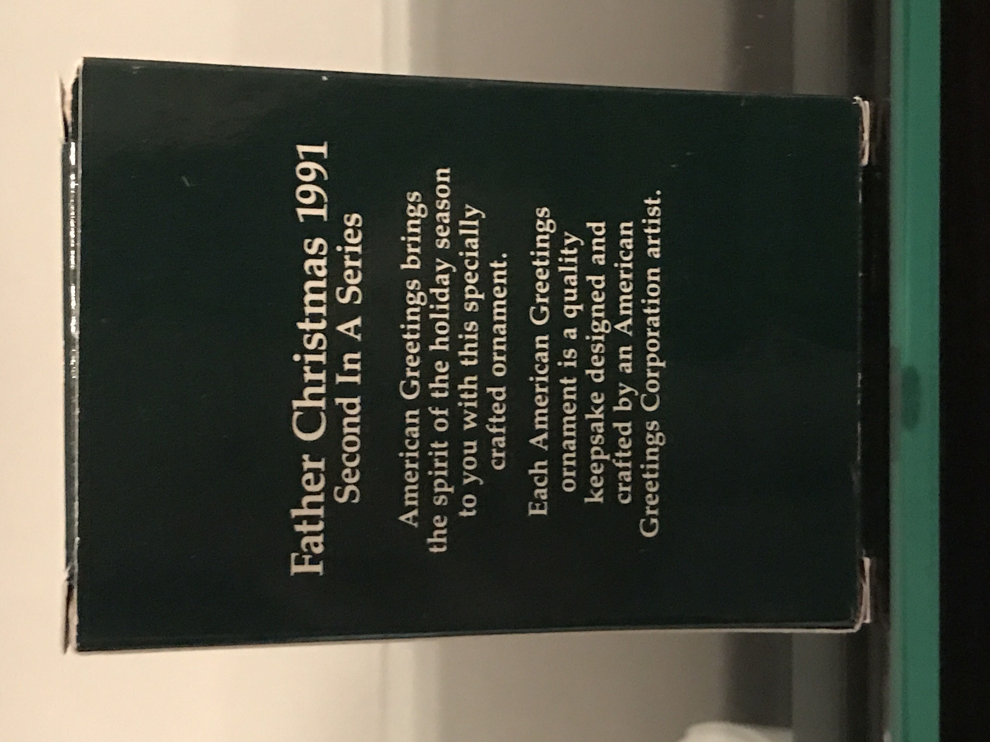 Rejoice - Father Christmas Series ornament collectible [Barcode 018100073657] - Main Image 2