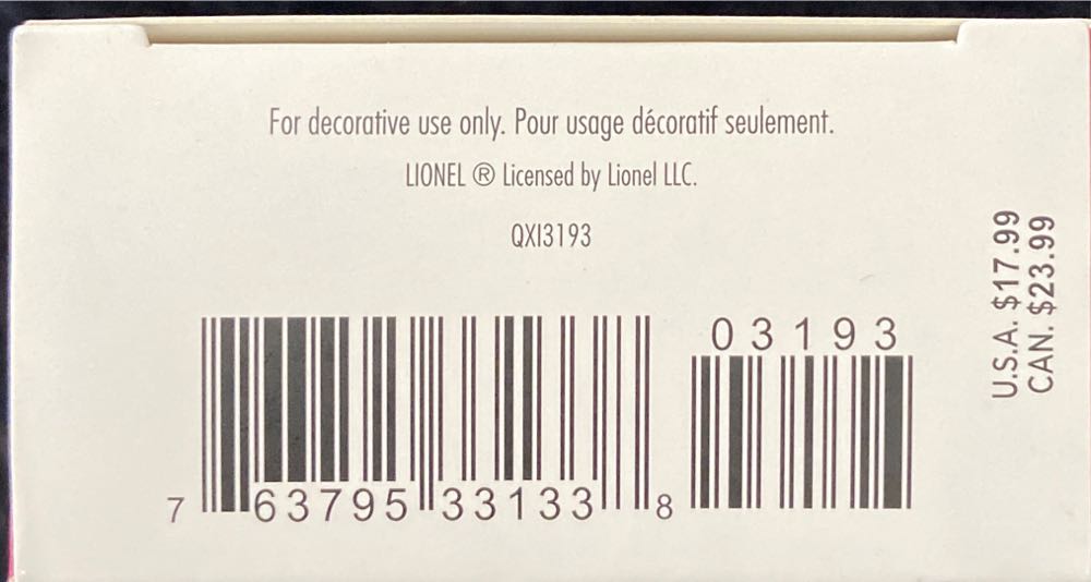 Lionel 2436 ”Summit” Observation Car - Lionel Train Series (Trains) ornament collectible [Barcode 763795331338] - Main Image 3