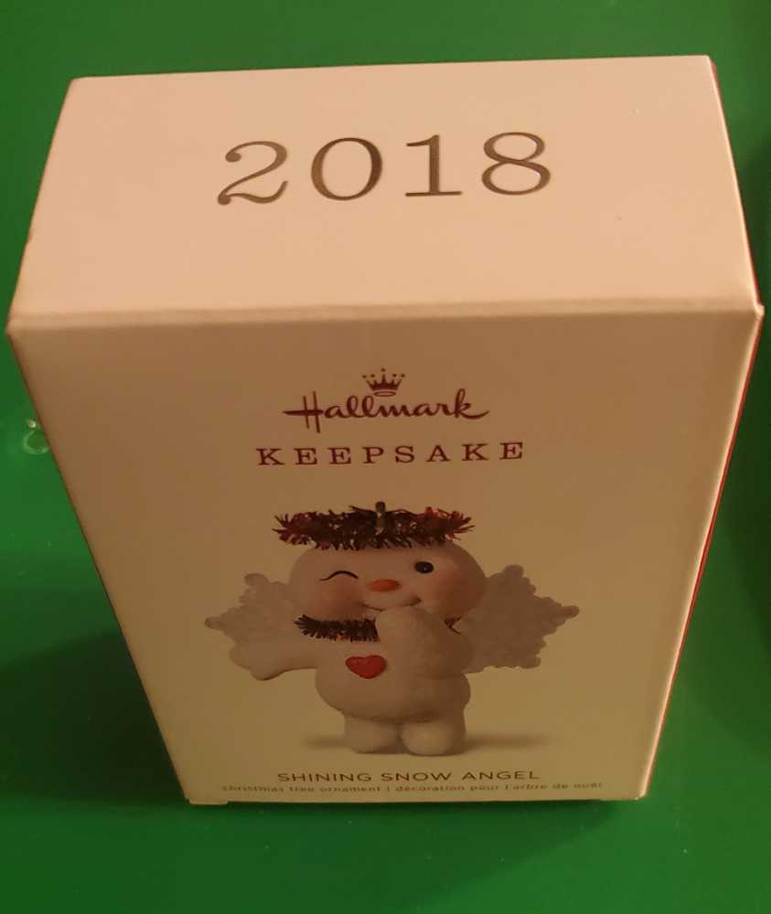 Snow Angel 2018-Shining Snow Angel #4 - Snow Angel (Hallmark Keepsake) ornament collectible [Barcode 763795304141] - Main Image 3