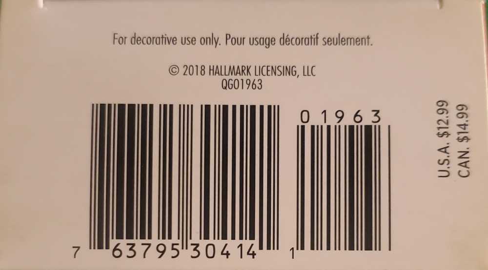 Snow Angel 2018-Shining Snow Angel #4 - Snow Angel (Hallmark Keepsake) ornament collectible [Barcode 763795304141] - Main Image 4