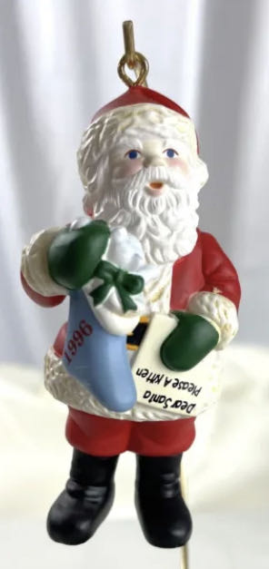 Letter To Santa - Christmas Avenue (Santa) ornament collectible [Barcode 610794409028] - Main Image 2
