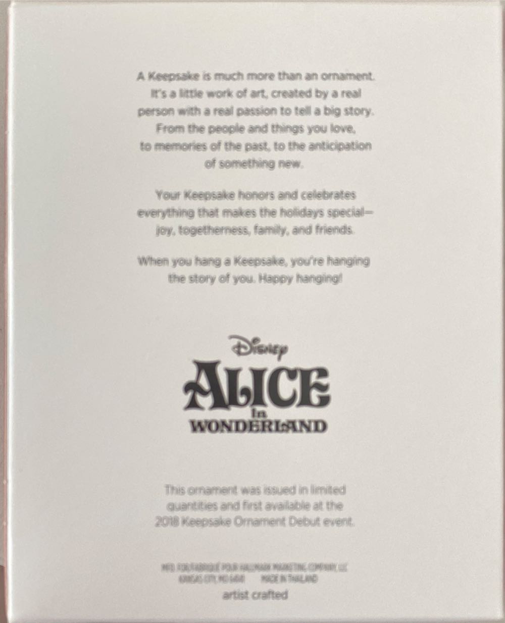 Queen Of Hearts - Disney (Alice In Wonderland) ornament collectible [Barcode 763795328048] - Main Image 2