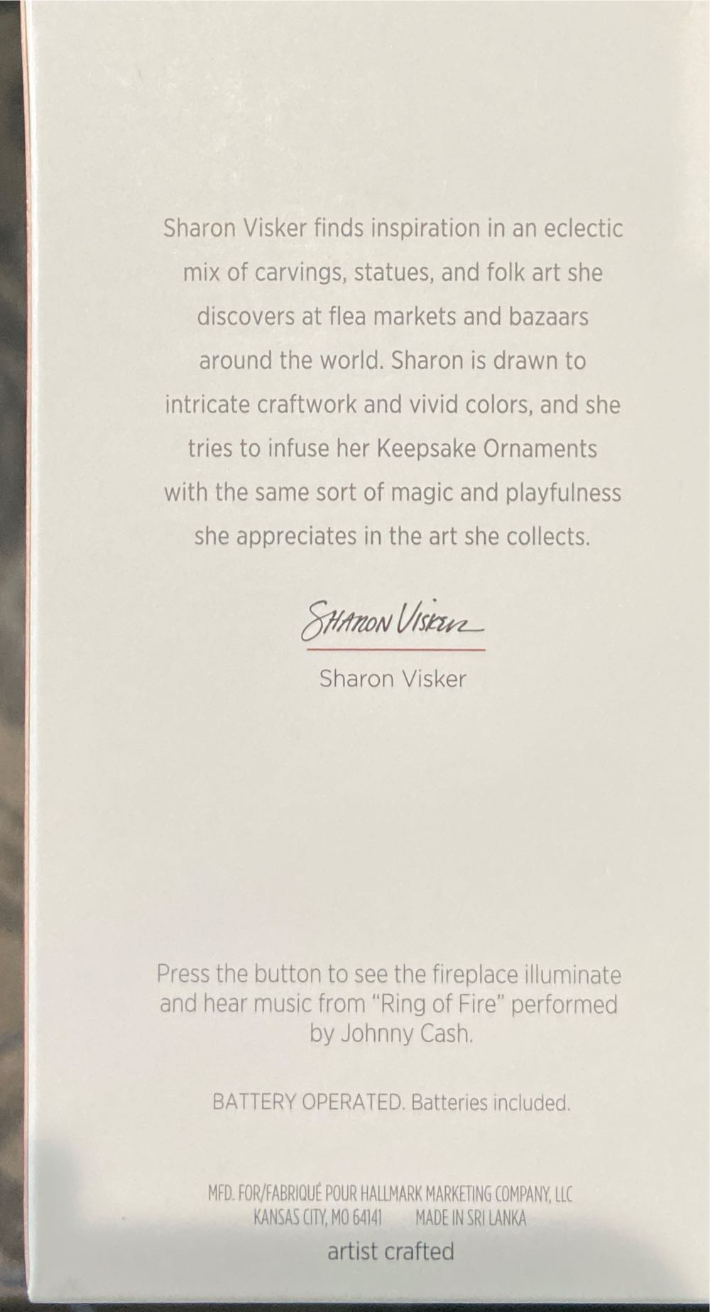 Ring Of Fire  ornament collectible [Barcode 763795333608] - Main Image 2