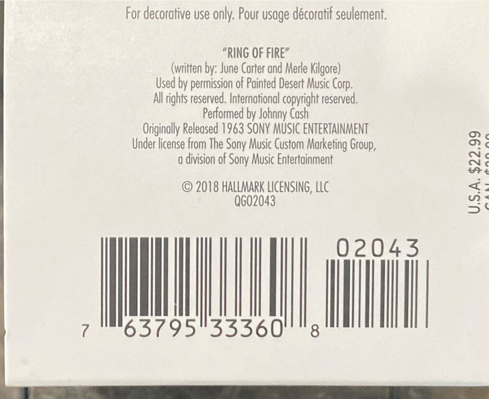 Ring Of Fire  ornament collectible [Barcode 763795333608] - Main Image 3