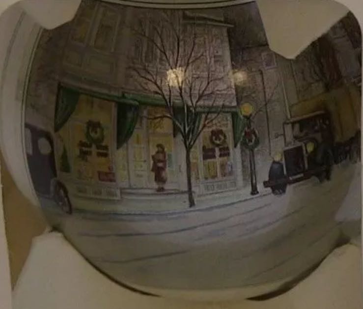 Glass 1986 Harley Davidson  ornament collectible - Main Image 3