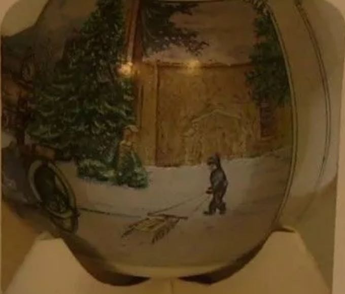 Glass 1986 Harley Davidson  ornament collectible - Main Image 4