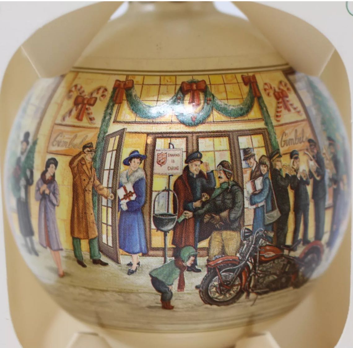 Glass 1987 Harley Davidson  ornament collectible - Main Image 2