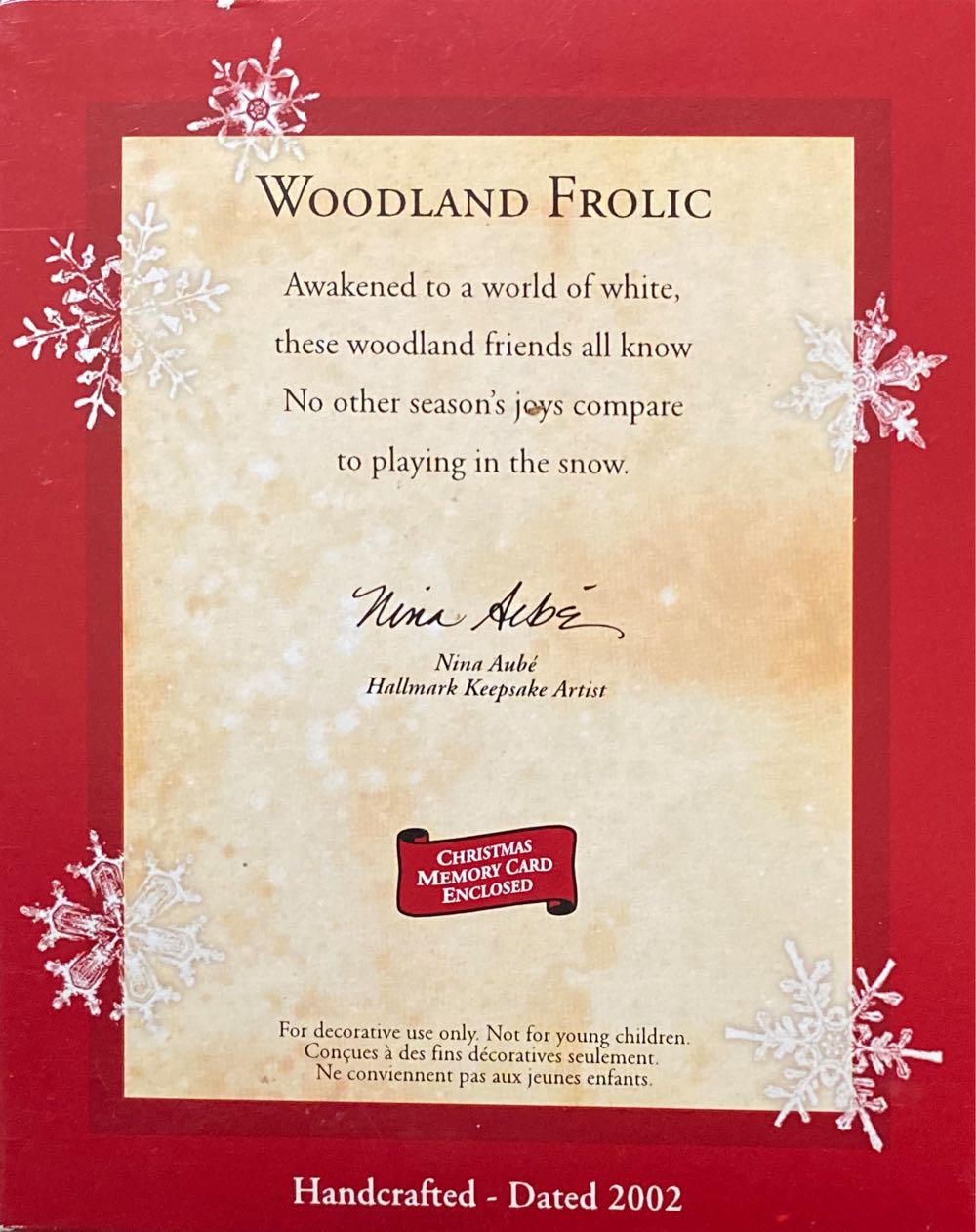 Miniature Woodland Frolic - Animals (Animals) ornament collectible [Barcode 015012661972] - Main Image 2