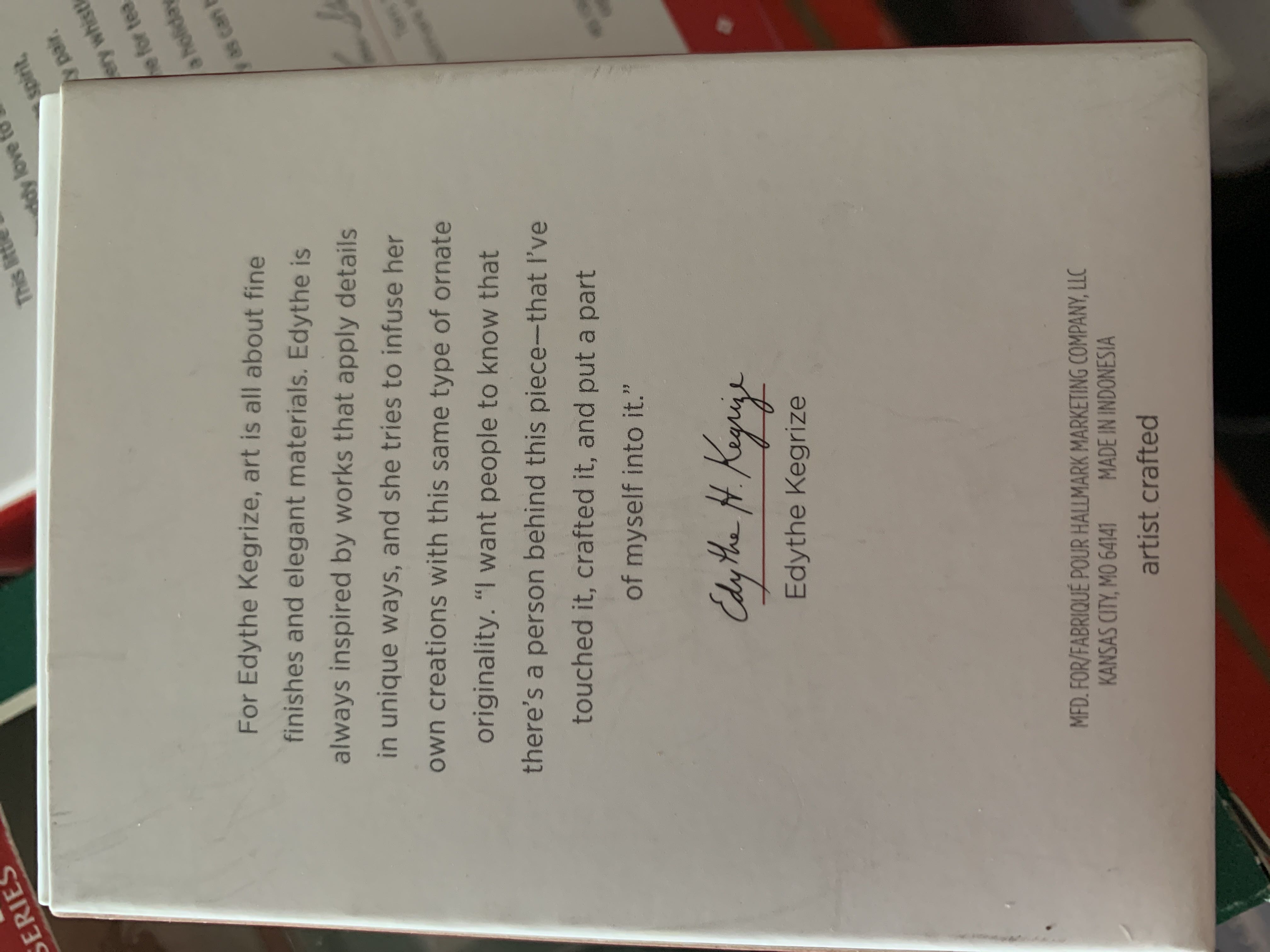 Cookin’  Up A Little Yum - Hallmark Keepsake (Cookin’ Up A Little Yum) ornament collectible [Barcode 763795346660] - Main Image 2