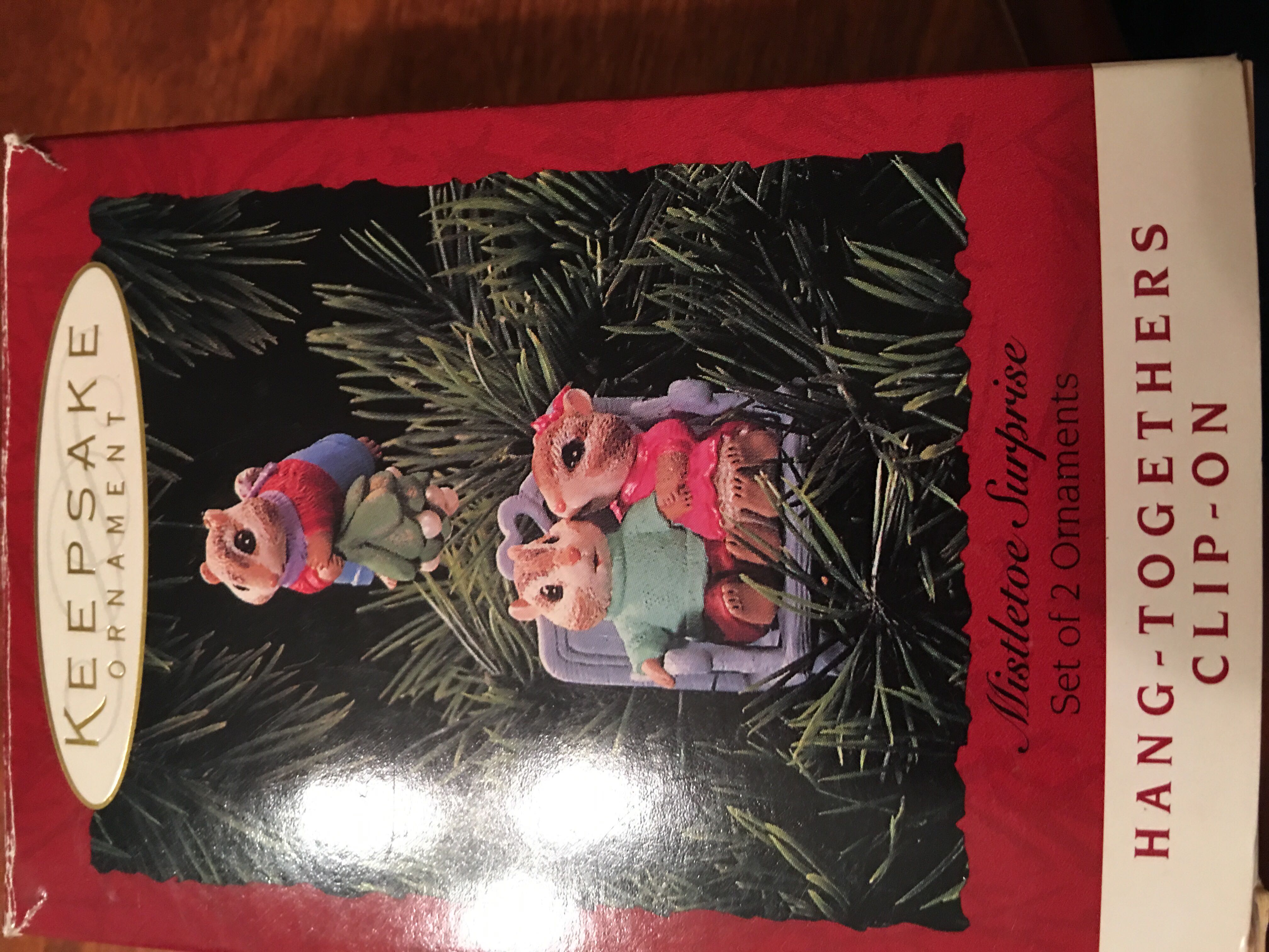 Mistletoe Surprise   (Hang-Togethers) ornament collectible [Barcode 015012138818] - Main Image 1