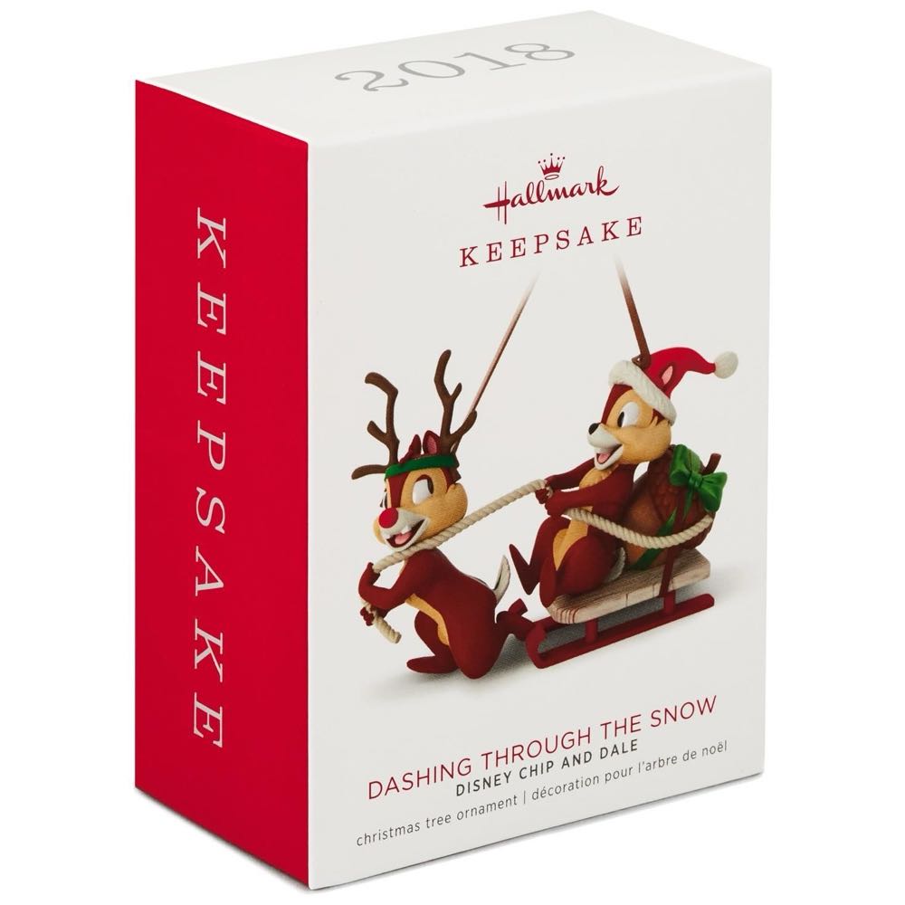 Dashing Through The Snow - Chip And Dale (Disney) ornament collectible [Barcode 763795296170] - Main Image 3