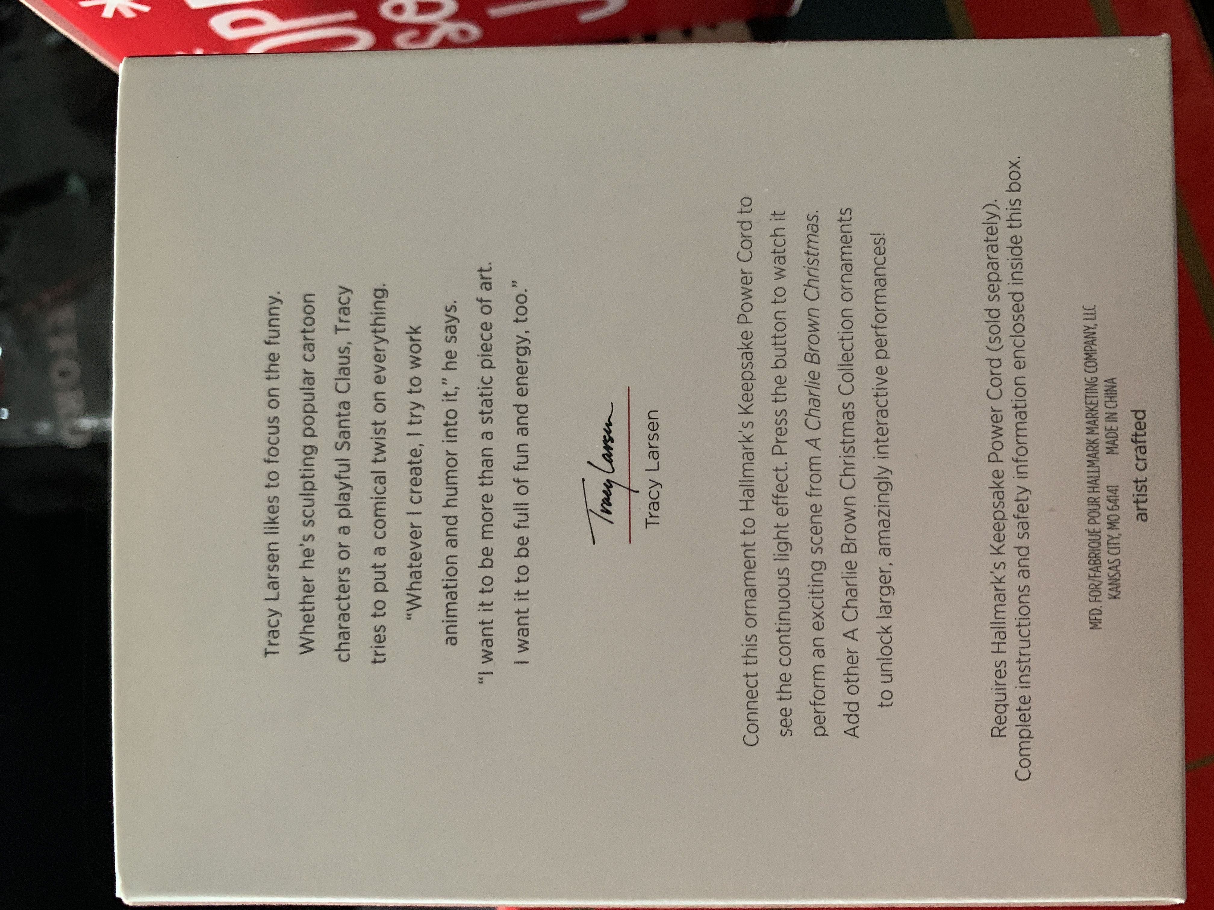 Charlie Brown - A Charlie Brown Christmas (Peanuts) ornament collectible [Barcode 763795347049] - Main Image 2