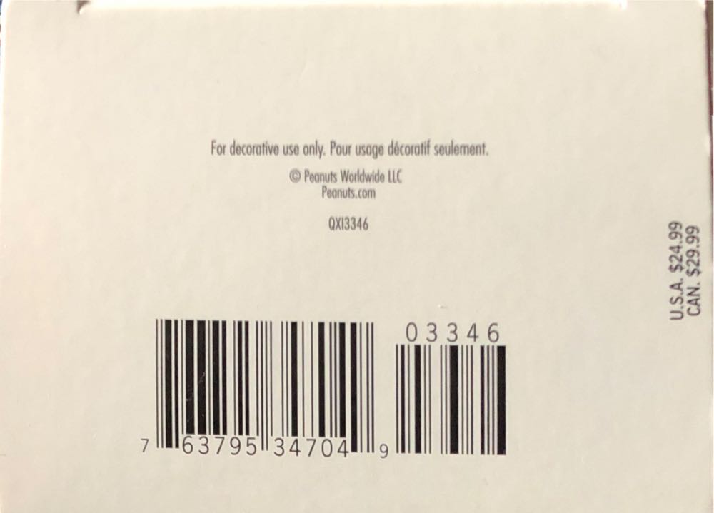 Charlie Brown - A Charlie Brown Christmas (Peanuts) ornament collectible [Barcode 763795347049] - Main Image 3