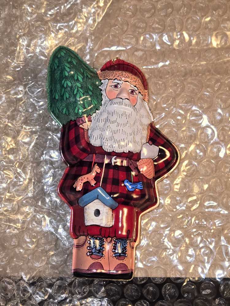 Woodland Santa  - Santa (Santa) ornament collectible [Barcode 015012336375] - Main Image 4