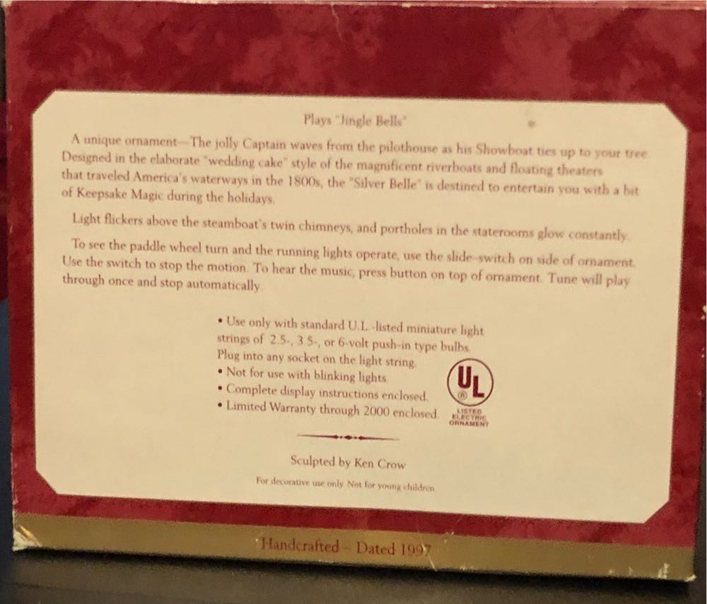 Santa’s Showboat - Magic Plug-in (Boats) ornament collectible [Barcode 015012360844] - Main Image 2