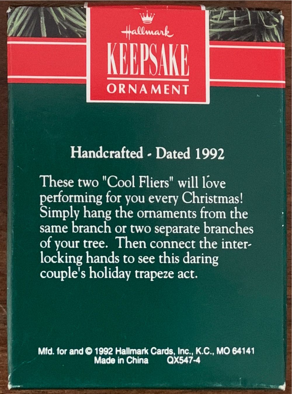 Cool Fliers - No Series (Snowmen) ornament collectible [Barcode 070000027468] - Main Image 2