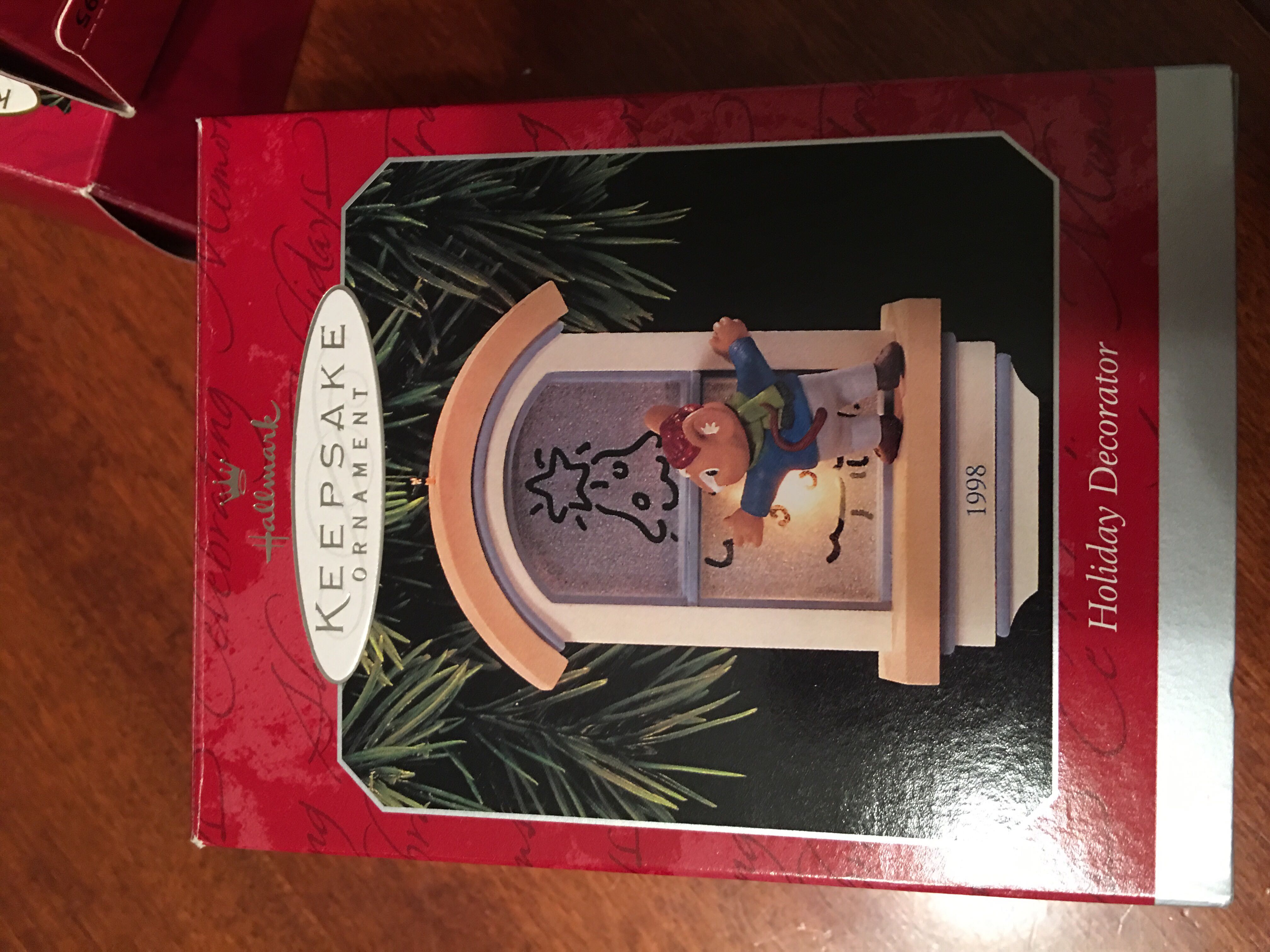 Blue Christmas Tree Swirls