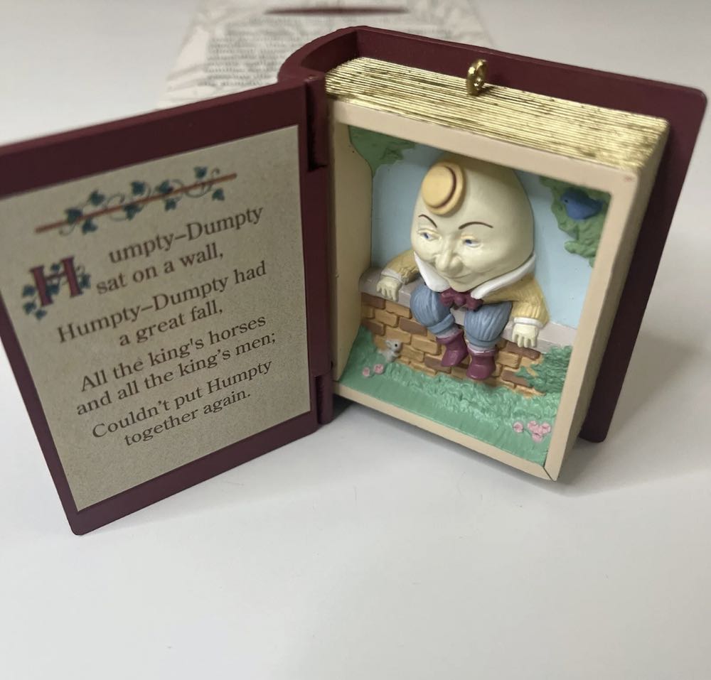 Humpty-Dumpty: Mother Goose  ornament collectible - Main Image 3