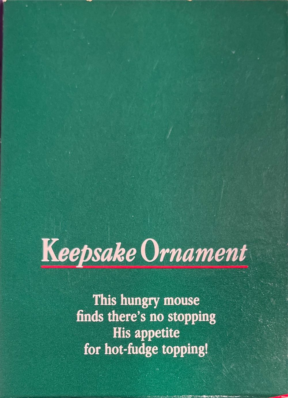 Filled With Fudge  (Mice) ornament collectible - Main Image 2