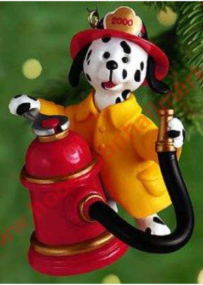 Dousin’ Dalmatian  (Fire, Dog) ornament collectible [Barcode 015012564754] - Main Image 2