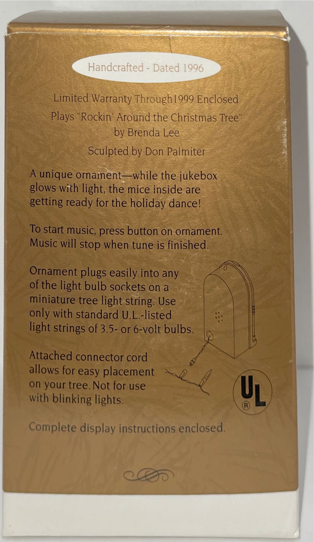 Jukebox Party - Magic Sound & Light (Mice) ornament collectible [Barcode 015012181487] - Main Image 4