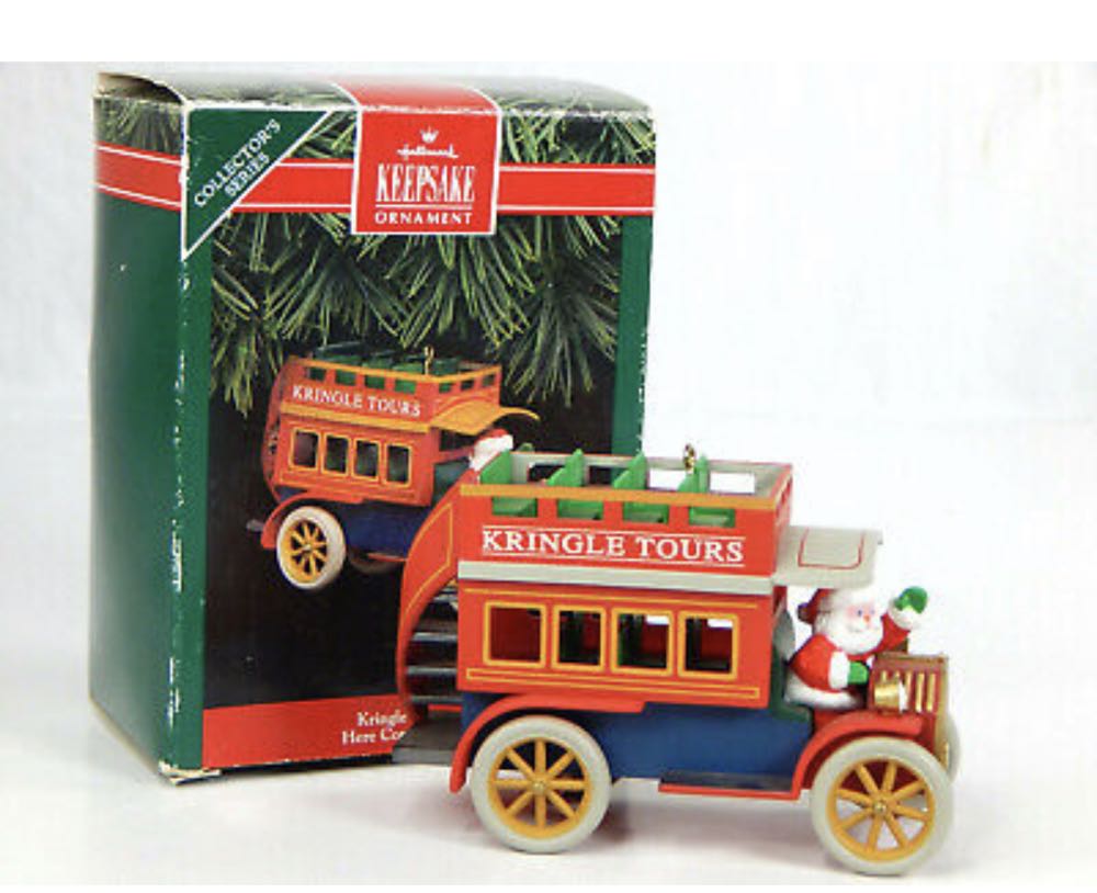 14 - Kringle Tours - Here Comes Santa (Santa) ornament collectible [Barcode 070000027505] - Main Image 3