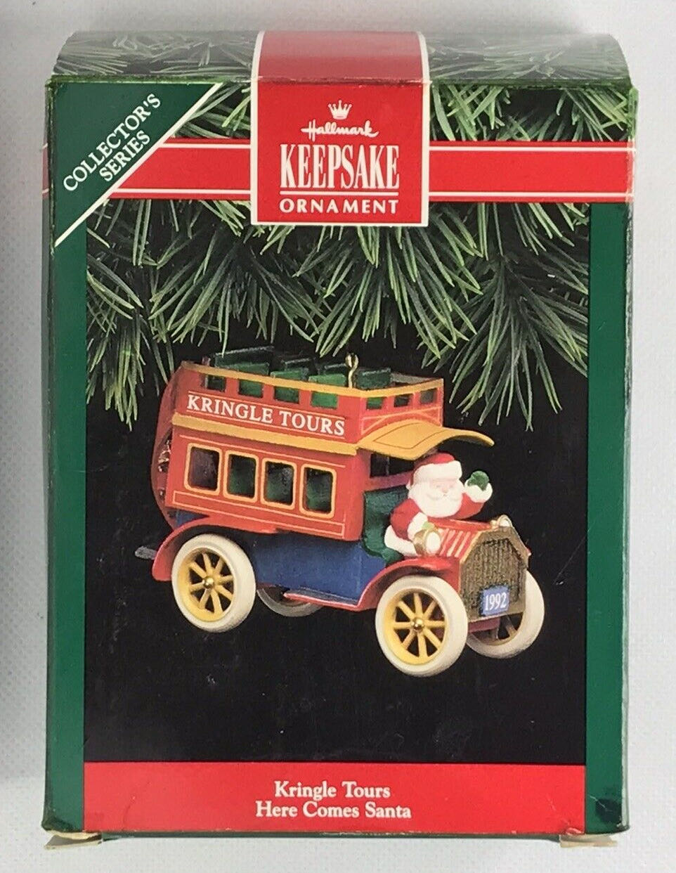 14 - Kringle Tours - Here Comes Santa (Santa) ornament collectible [Barcode 070000027505] - Main Image 4