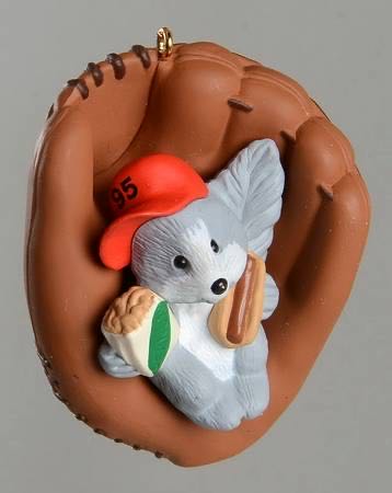 Catch The Spirit  (Baseball- Sports- Squirrel) ornament collectible [Barcode 015012262391] - Main Image 2
