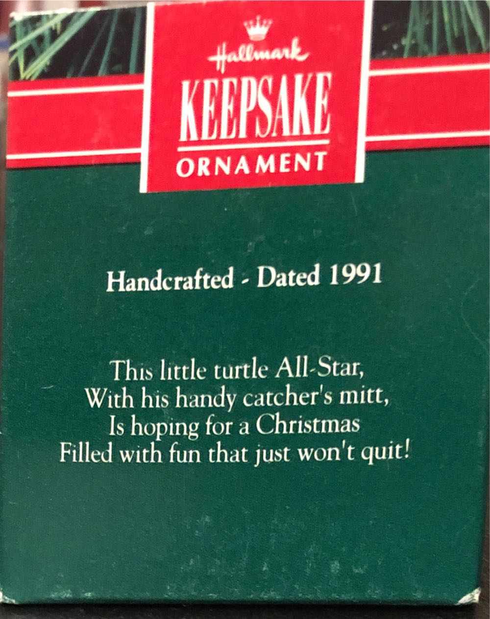 All-Star - Sports (Baseball) ornament collectible [Barcode 070000027420] - Main Image 2