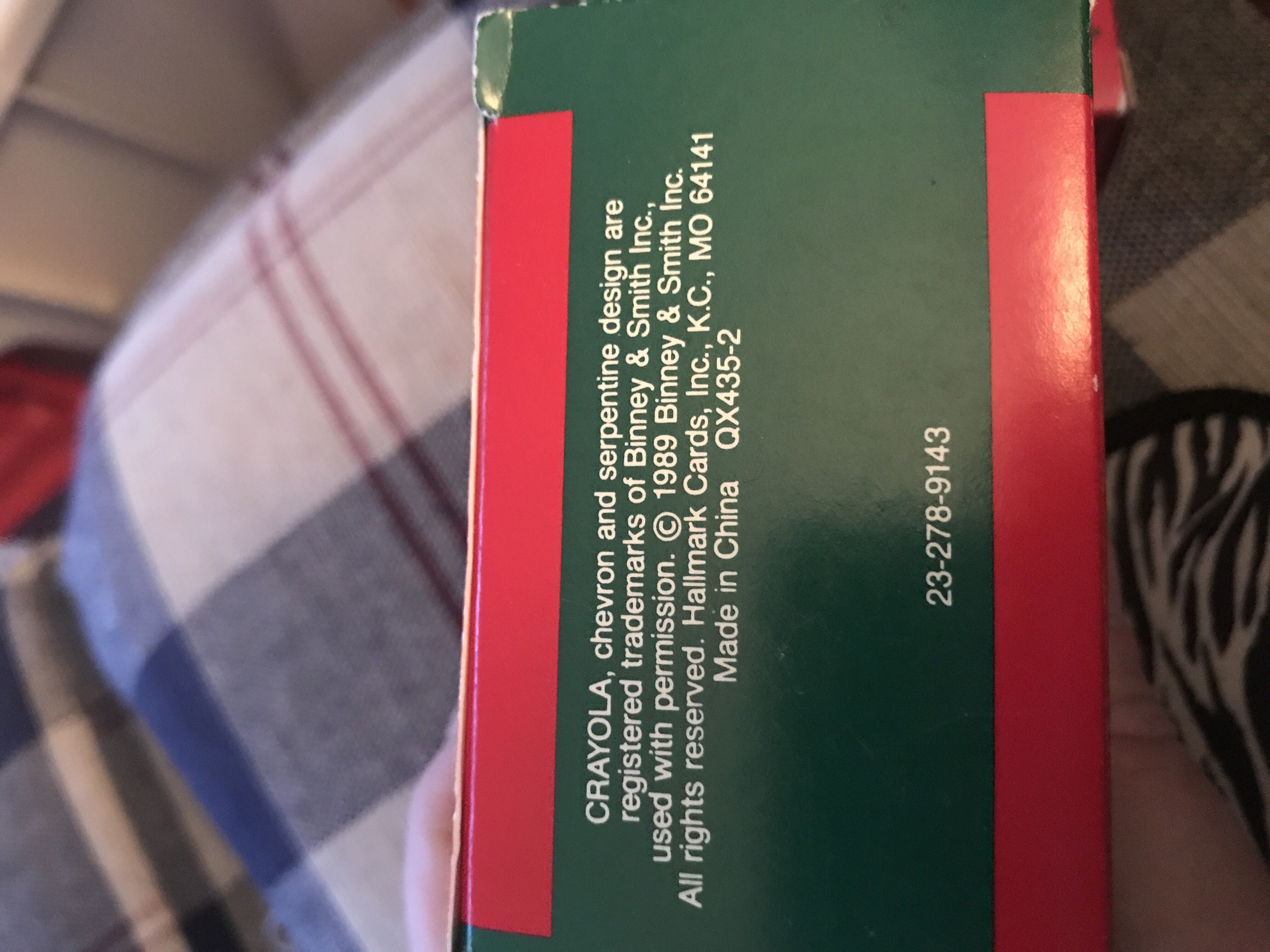 Crayola Crayon #1 (1989) Bright Journey 🐶🐻 - Crayola Crayon (Crayola Crayons) ornament collectible - Main Image 2