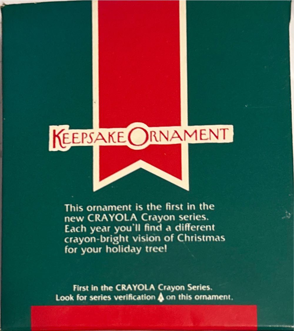 Crayola Crayon #1 (1989) Bright Journey 🐶🐻 - Crayola Crayon (Crayola Crayons) ornament collectible - Main Image 3