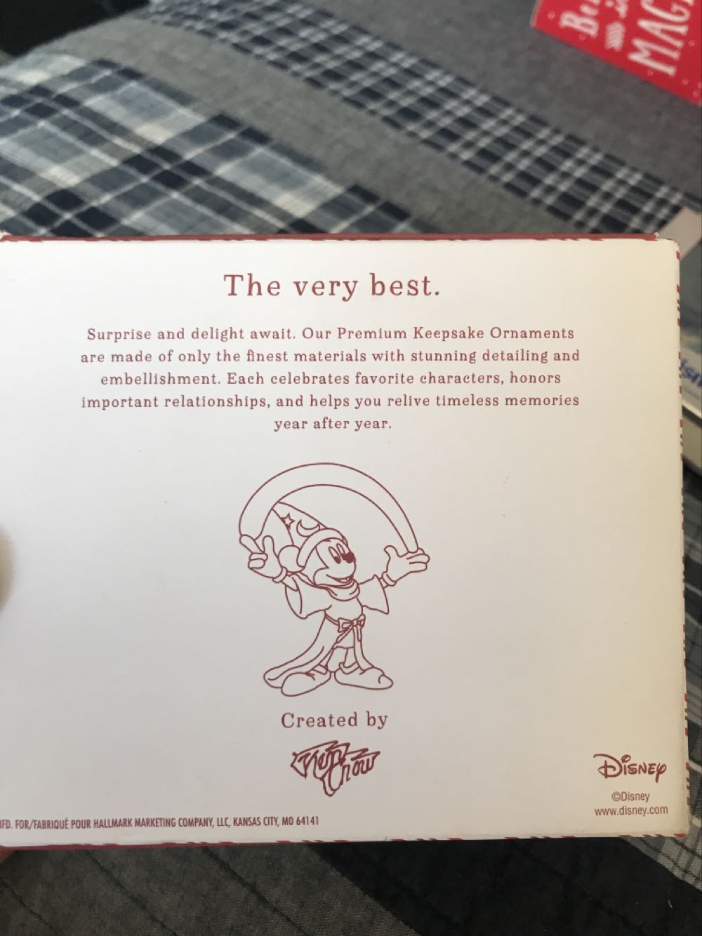 The Sorcerer’s Apprentice - Disney Fantasia (Disney) ornament collectible [Barcode 763795296293] - Main Image 3