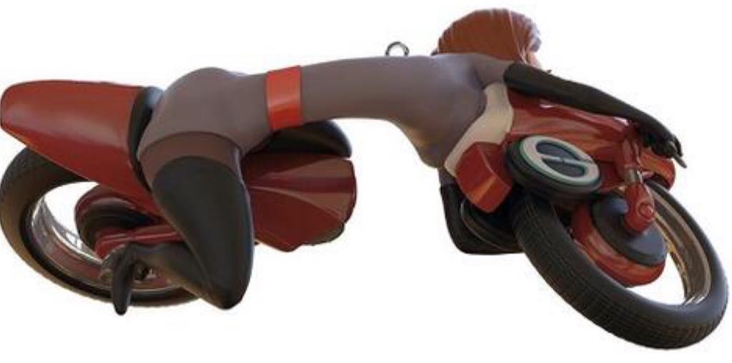 Elastigirl Rides Again - Disney•Pixar Incredibles 2 (Hanging Ornament) ornament collectible [Barcode 763795397457] - Main Image 2