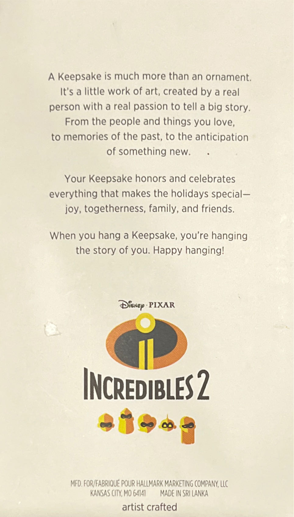 Elastigirl Rides Again - Disney•Pixar Incredibles 2 (Hanging Ornament) ornament collectible [Barcode 763795397457] - Main Image 4