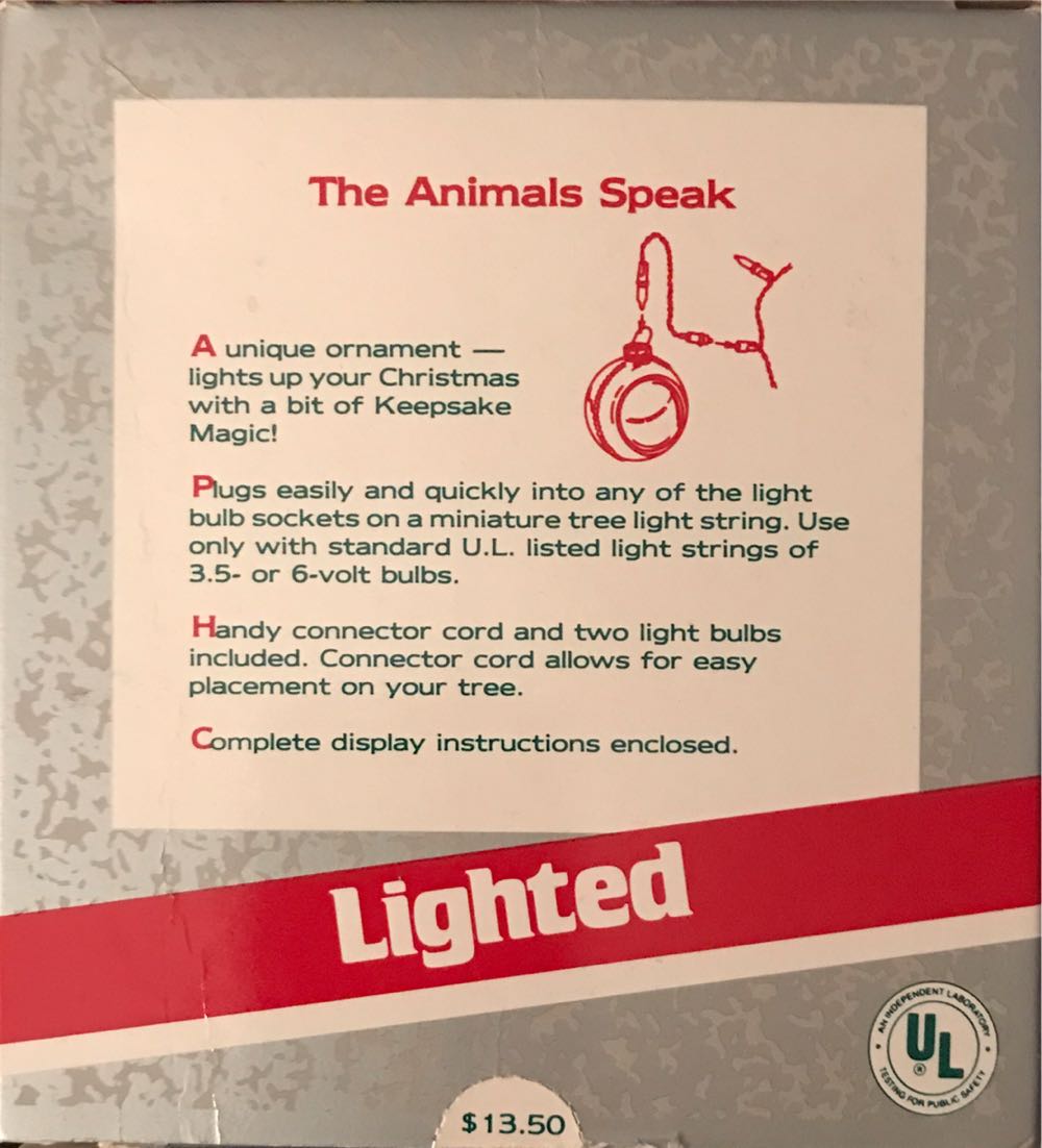 Nativity The Animals Speak - Nativity (Nativity) ornament collectible - Main Image 3