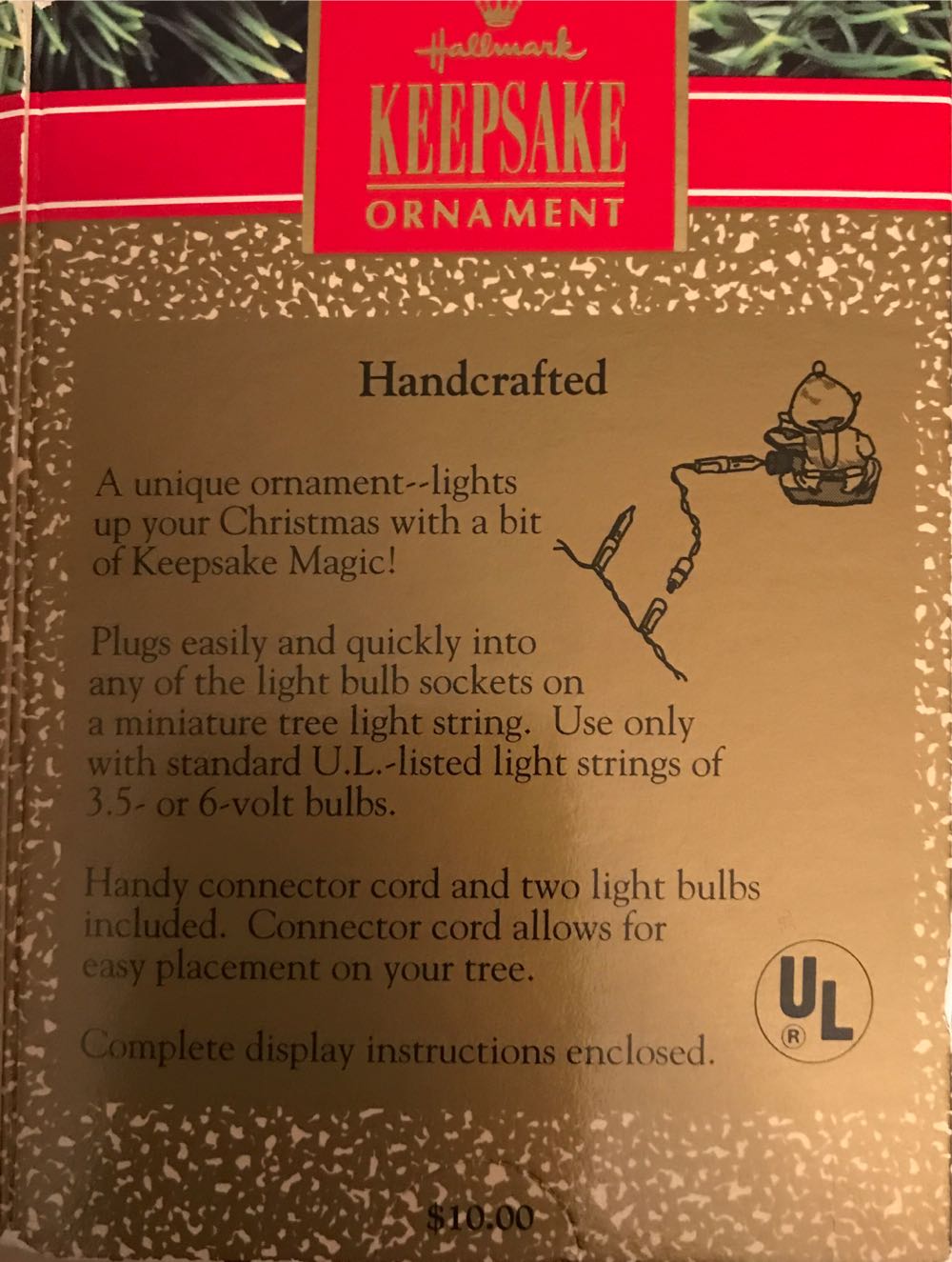 Elfin Engineer   (Magic Light) ornament collectible [Barcode 070000027512] - Main Image 3