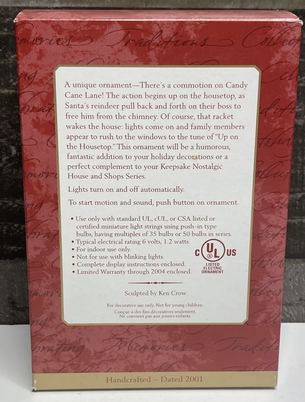 Up On The Housetop - Magic (Nostalgic House & Shops Complement) ornament collectible [Barcode 015012605730] - Main Image 3