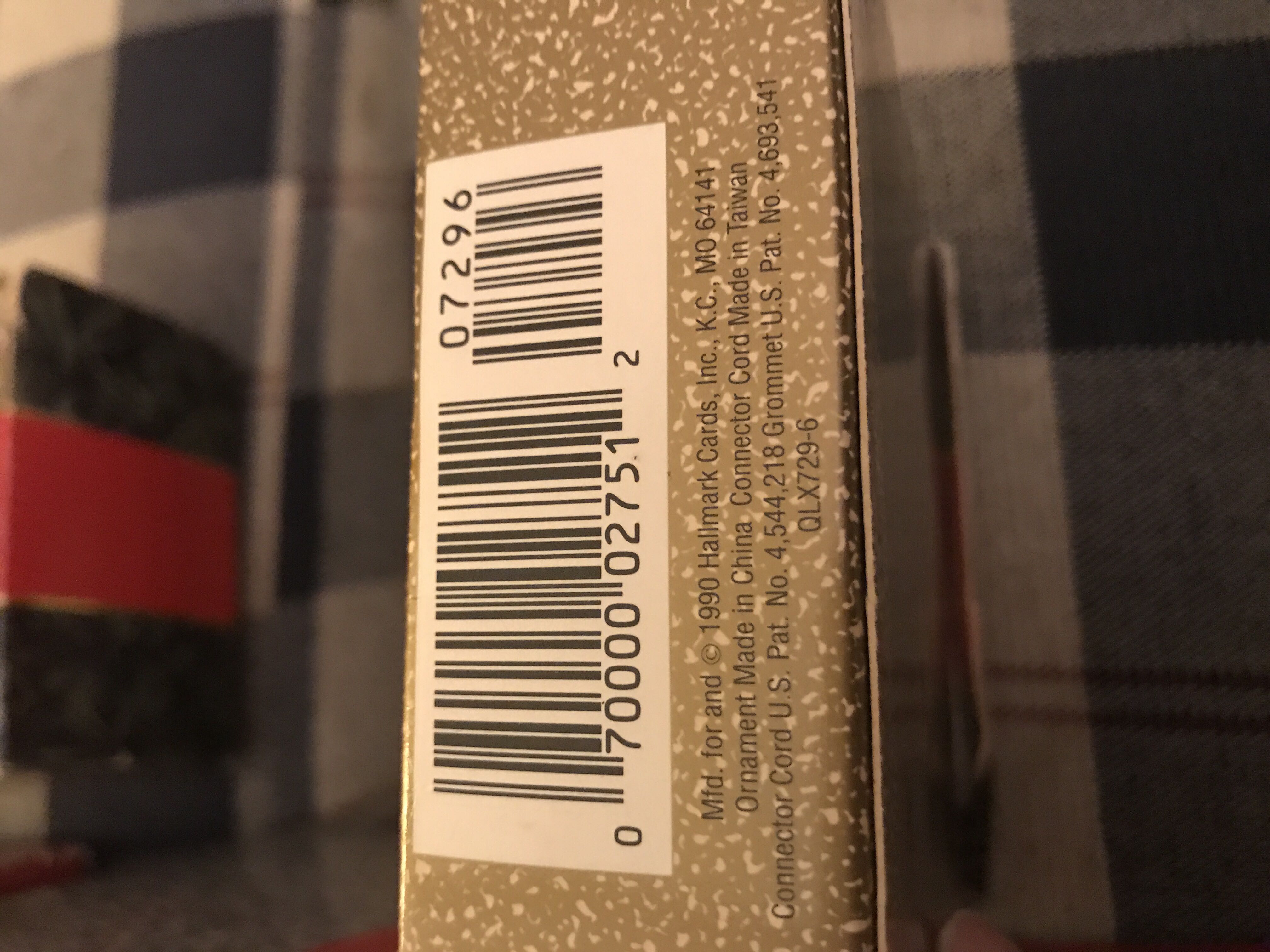 Chris Mouse #6 Wreath 1990 - Chris Mouse Series (Collectible Series) ornament collectible [Barcode 070000027512] - Main Image 2