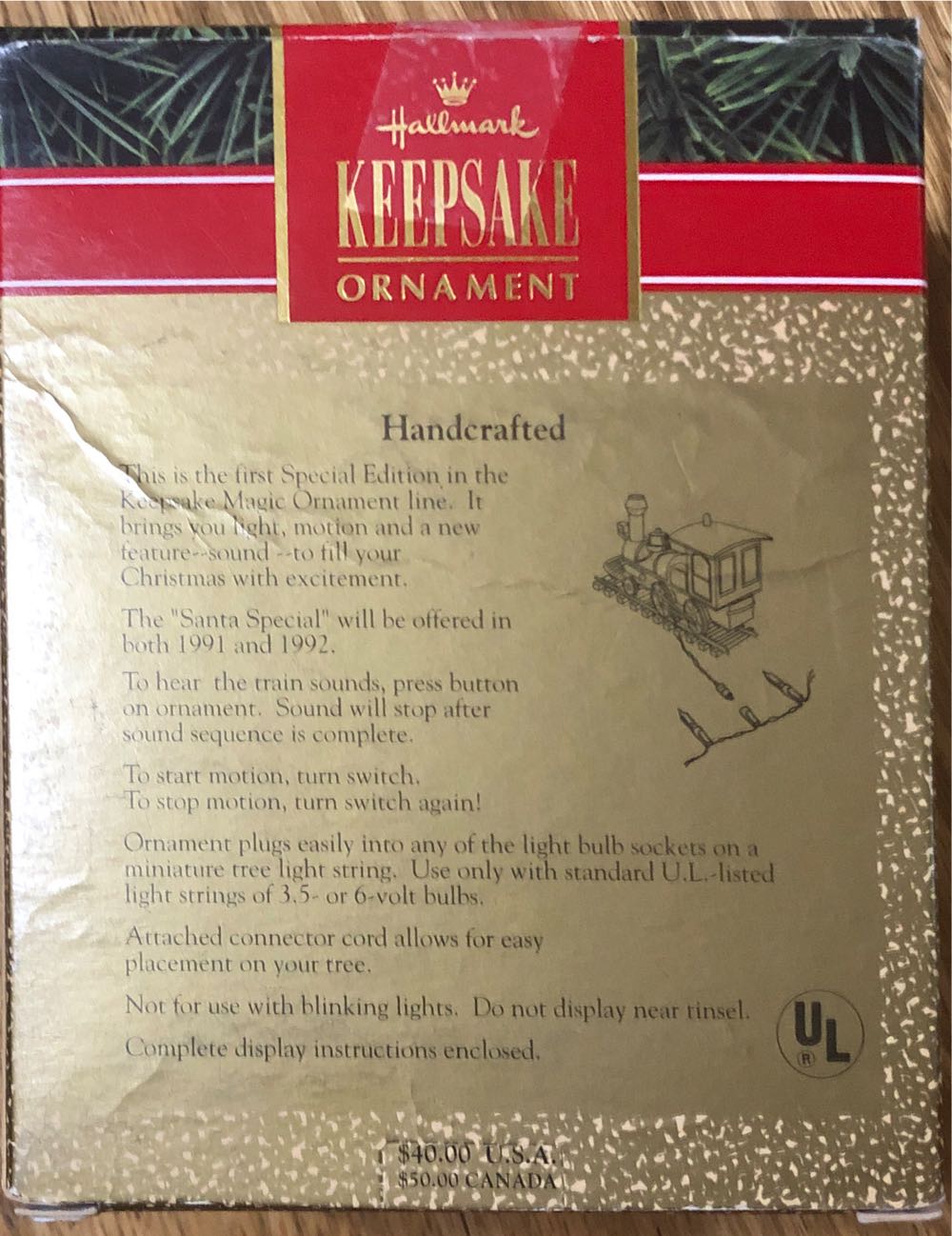 Santa Special - Trains (Trains) ornament collectible [Barcode 070000027581] - Main Image 3