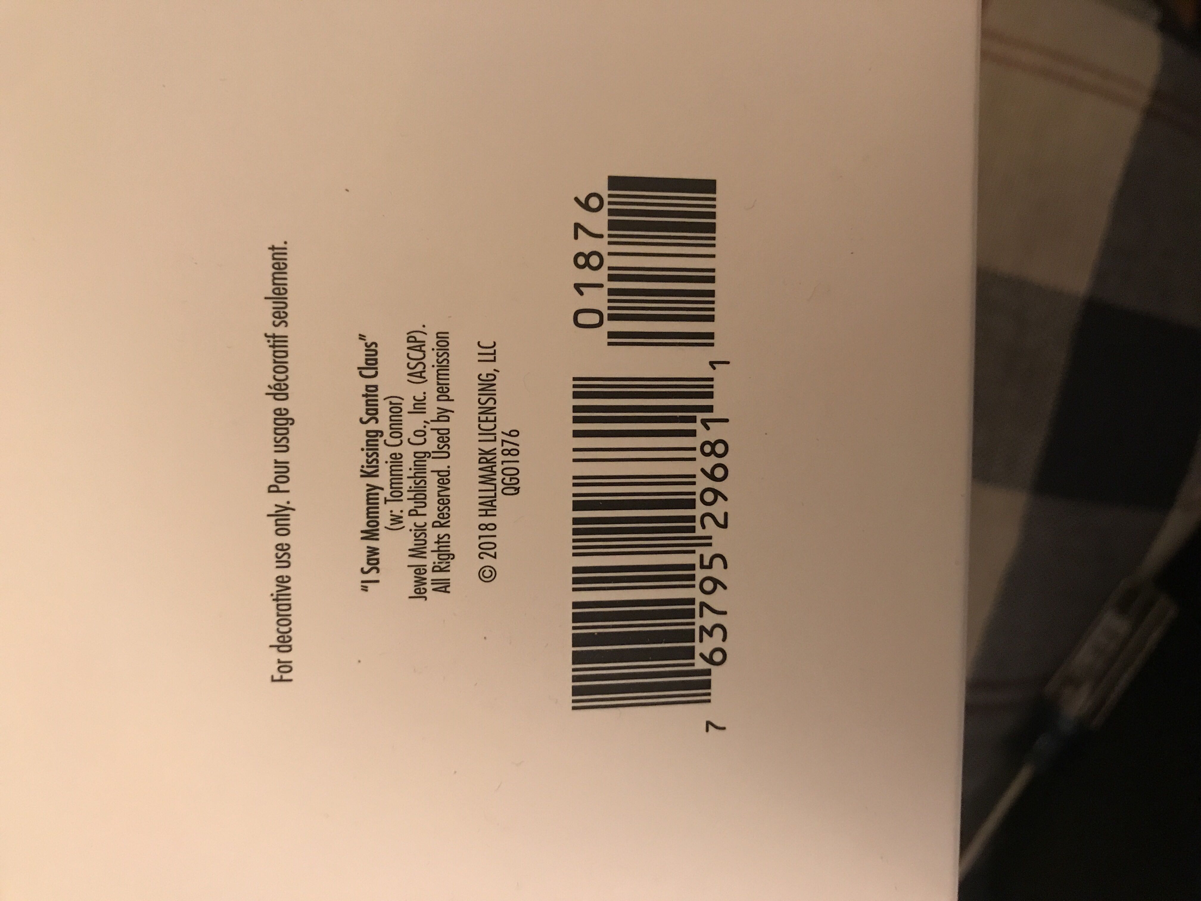 Kissing a Clauses - Mr. And Mrs. Claus ornament collectible [Barcode 763795296811] - Main Image 2