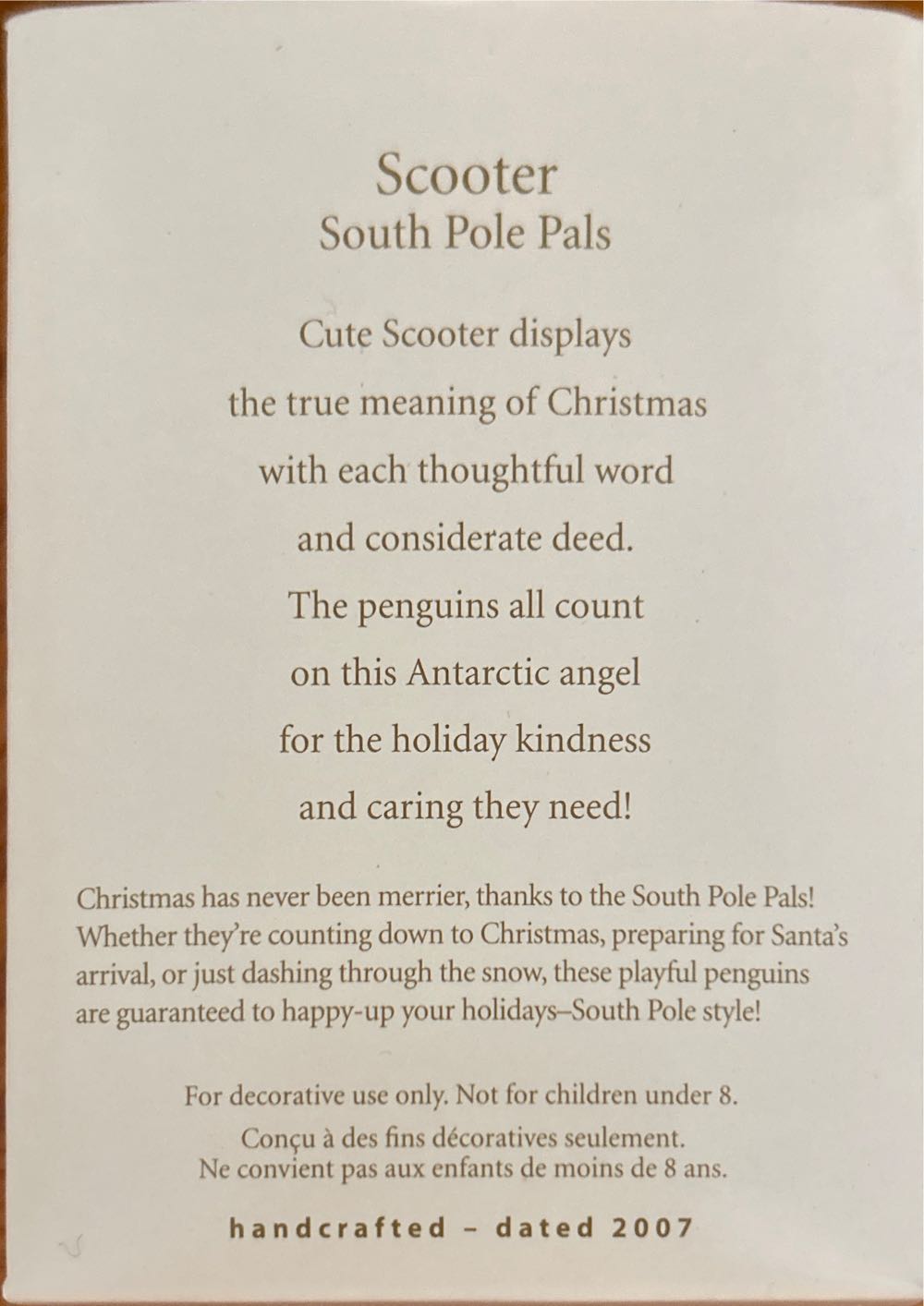 South Pole Pals Scooter - South Pole Pals (South Pole Pals) ornament collectible [Barcode 015012000009] - Main Image 2