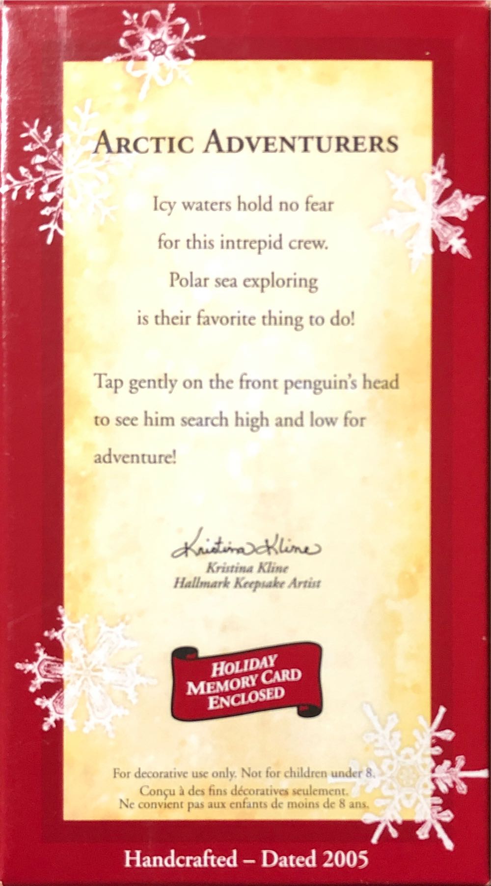 Playful Penguins Arctic Adventurers - Penguin Trio Unofficial Series (Penguins) ornament collectible [Barcode 015012873054] - Main Image 2