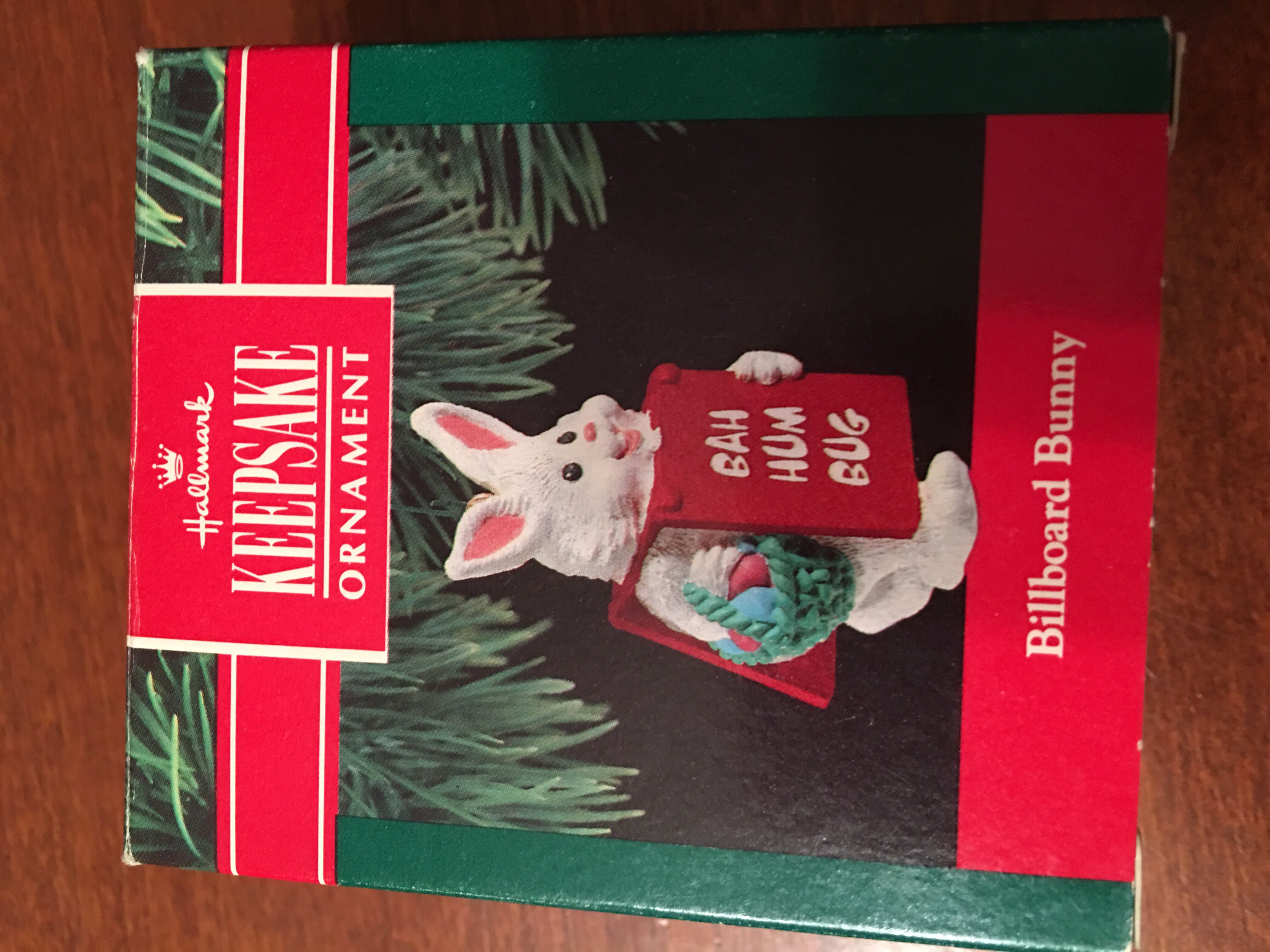 Billboard Bunny - Bunny (Christmas, Easter, Bunny) ornament collectible [Barcode 070000027437] - Main Image 1