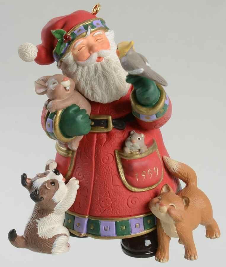 Best Pals - Santa (Animals, Santa) ornament collectible [Barcode 015012493269] - Main Image 2